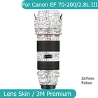 Защитная пленка EF702002,8 III для фотоаппарата, оболочка, наклейка для корпуса для Canon EF 70-200 F2.8 70-200 мм 2,8 L IS III USM