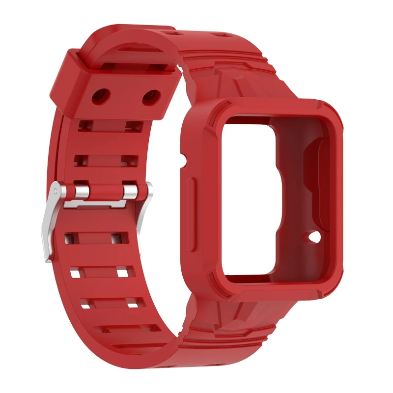 

22mm Width Soft Silicone Strap Replacement Wrist Bracelet Spare Accesoory Compatible with Mi Poco Watch Sports Watch 87HC