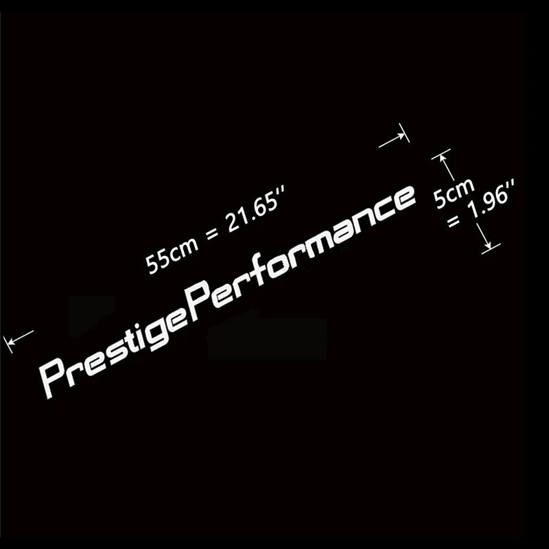 

1 шт., графическая наклейка на лобовое стекло Prestige Performance, виниловая наклейка для автомобиля, спортивная наклейка