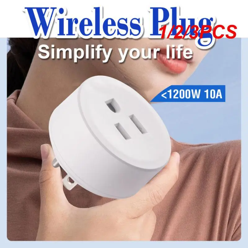 

1/2/3PCS Wifi Control User-friendly No Wiring Required Easy To Install Convenient Smart Home Device Wireless Socket Practical