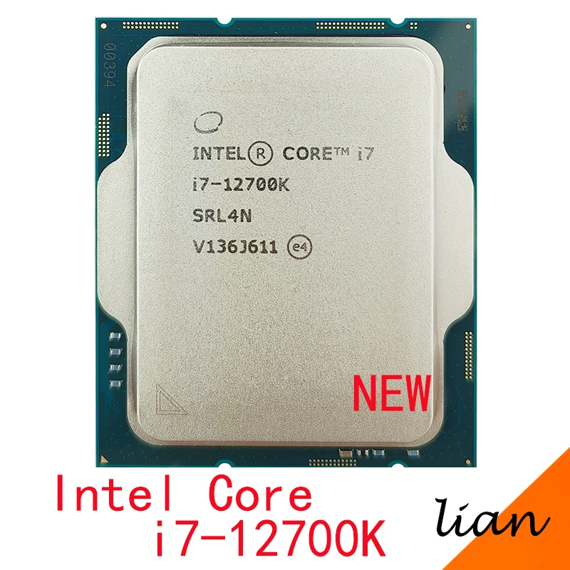 Процессор Intel Core i7-12700K NEW i7 12700K 3 6 ГГц двенадцатиядерный двадцать потоков