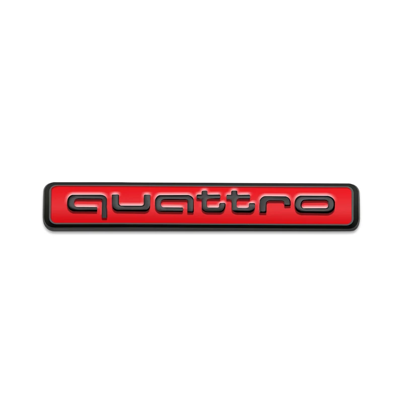 

Для Audi A4 B8 B6 B7 B9 A3 A6 C7 C6 C5 A5 Q5 A1 A6 Металлический логотип Quattro Стайлинг автомобиля Передняя решетка Значок Эмблема Наклейки