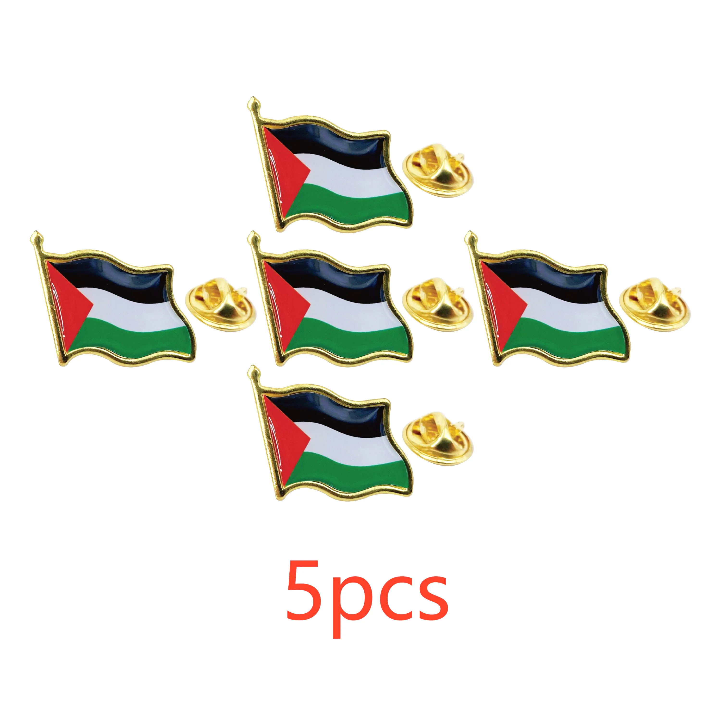 

Нагрудные значки с флагом Палестины из металла