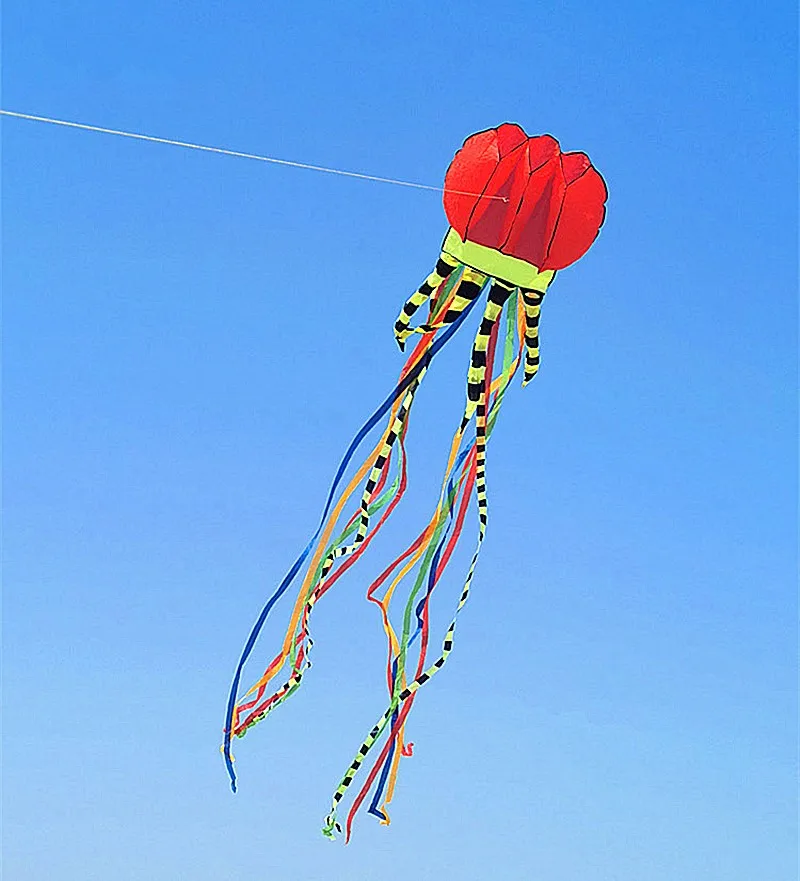 Бесплатная доставка 8 м большие воздушные змеи в виде медуз летающие игры на