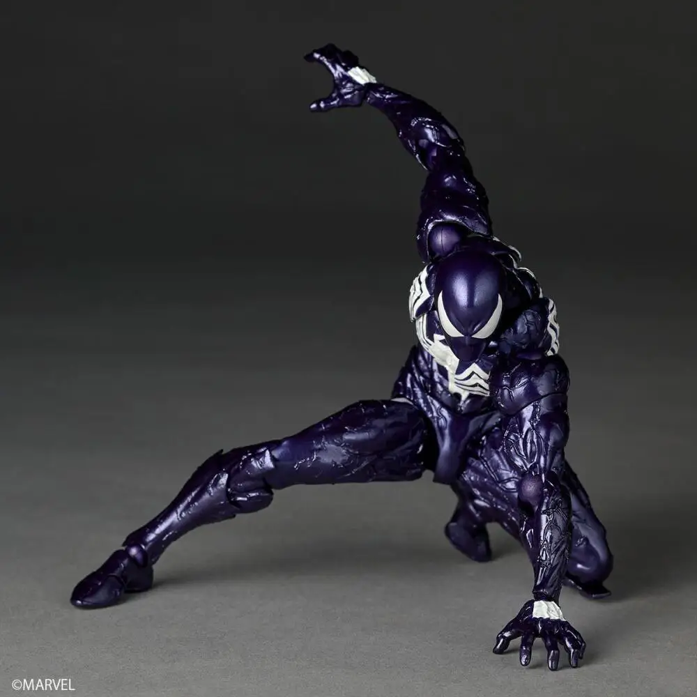 Горячая распродажа в наличии: Фигурка Человека-паука-симбиота Kaiyodo Revoltech Amazing Yamaguchi, фиолетовая версия, модель из аниме. (art.: 3920dd0917fa2) - 3920dd0917fa2