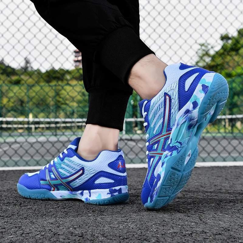 SENAGE Original Men Women Professional Badminton Tennis Volleyball Shoes Boys Girls Children Lightweight Sports Sneakers