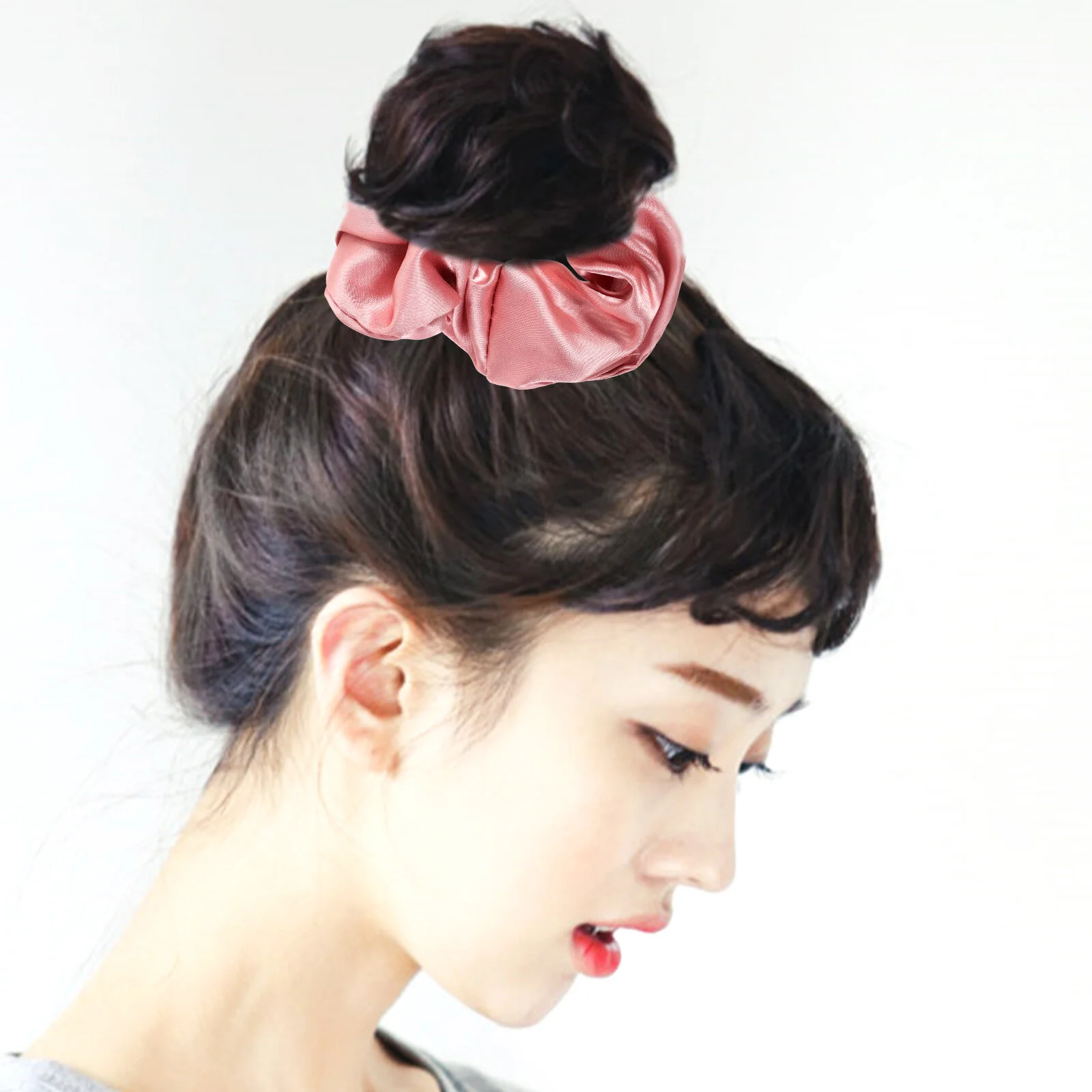 

5 Pcs Silk Hair Band Accessories Women Rope Ponytail Ring Tie Accessory Scrunchies Modeling Holder