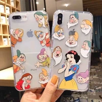 disney phone cases for iphone 13 12 11 pro max mini xr xs max 8 x 7 se 2022 tpu phone back cover cute cartoon shell gifts