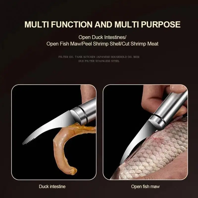 

Многофункциональный 6-в-1 быстрое устройство для измерения яркости рыбы нож из нержавеющей стали для резки креветок кухонный помощник инструмент для выскабливания
