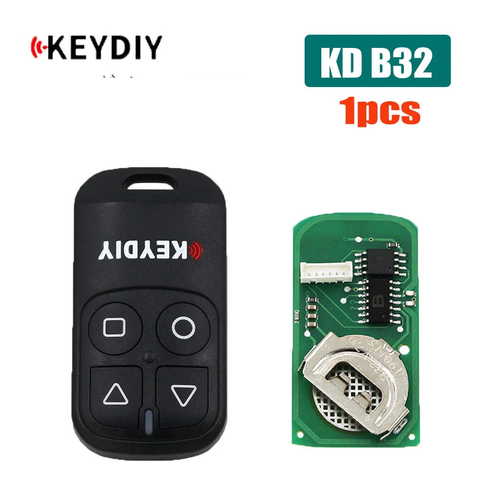

1 шт. KEYDIY B32 автомобильный дистанционный ключ 4 кнопки общий пульт дистанционного управления для гаражных ворот для KD900 URG200 KD-X2/KD MINI KD200 MINI удаленный генератор