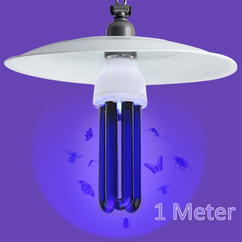 

T5EB 220V 30W Indoor Fluorescent Blacklight Light E27 Bulb Mosquito and Flying Insect Trap Replacement UV Bulb