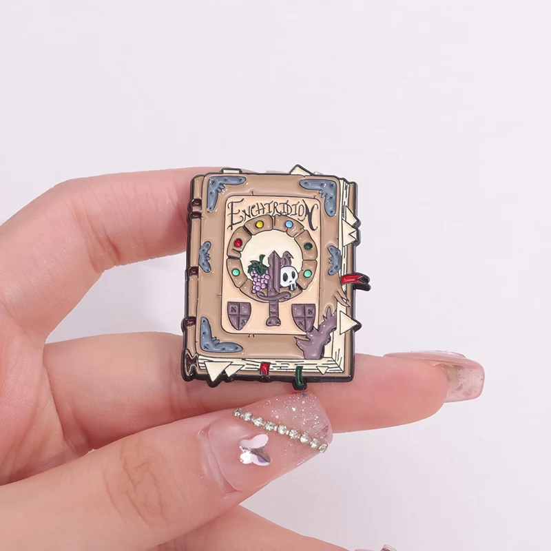 Украшенная из сплава брошь в виде книжной тематики аксессуары для одежды и