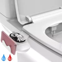 Hot Toilet Seat Bidet Attachment Non-Electric Anal Cleaning Shower Washing Sprayer Horizontal Easy Installation New Arrival