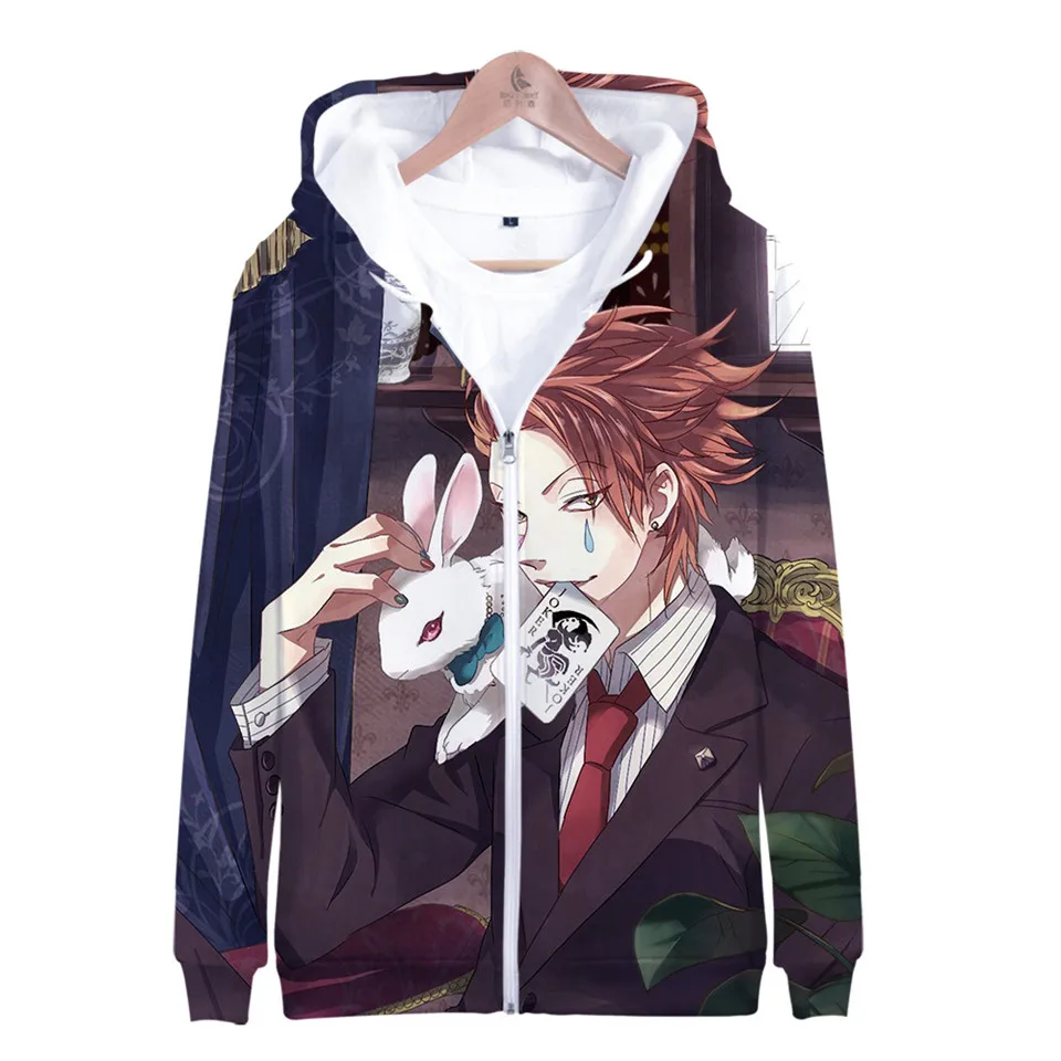 

Personality Hooded Zipper 3D Hunter Style Harajuku Hoodie Men Women Sweatshirt Fashion High Quality Oversized 3D Zipper Hoodies