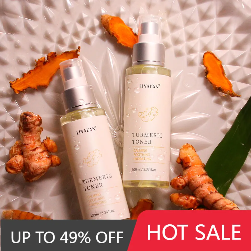 Тоник для лица с витамином C куркума сужение пор увлажнение успокаивание уход за