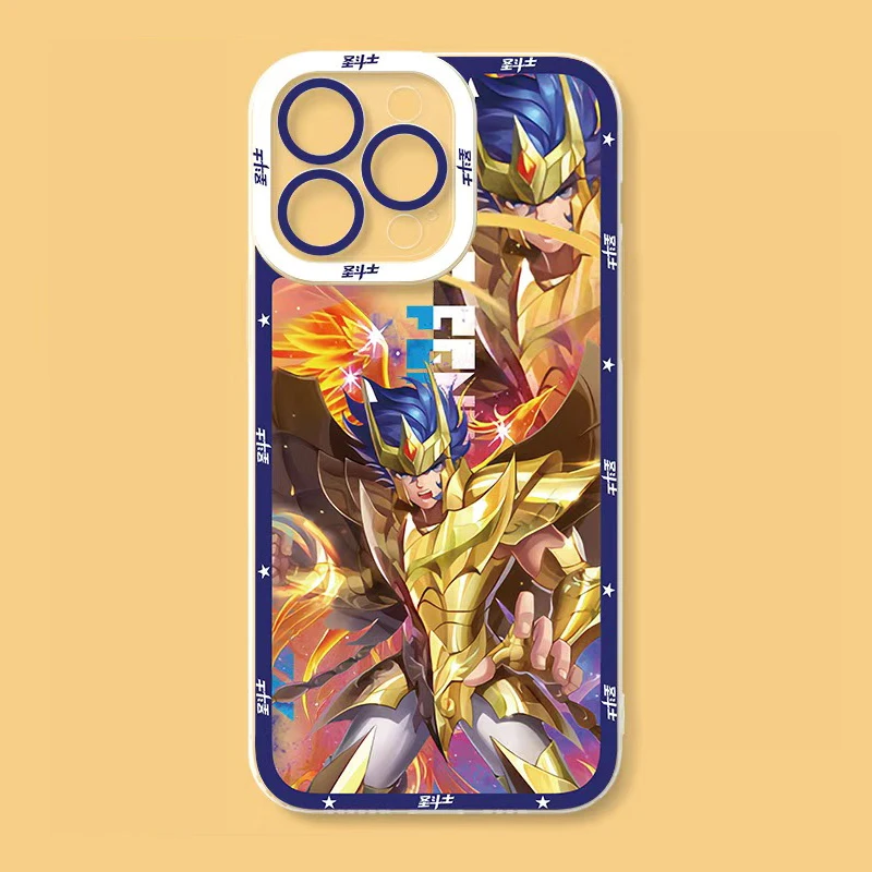 Saint Seiya Anime Phone Case for Infinix Note 40 30i 12 11 10 Zero 30 20 Smart 9 8 7 6 5 VIP Pro Plus 4G 5G Clear Cover
