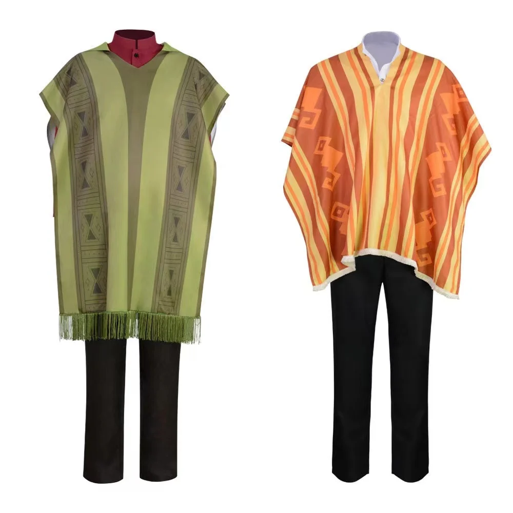 

Kids Adult Cosplay Encanto Bruno Camilo Role Playing Suit For Father Mother And Kids Halloween Party Clothes