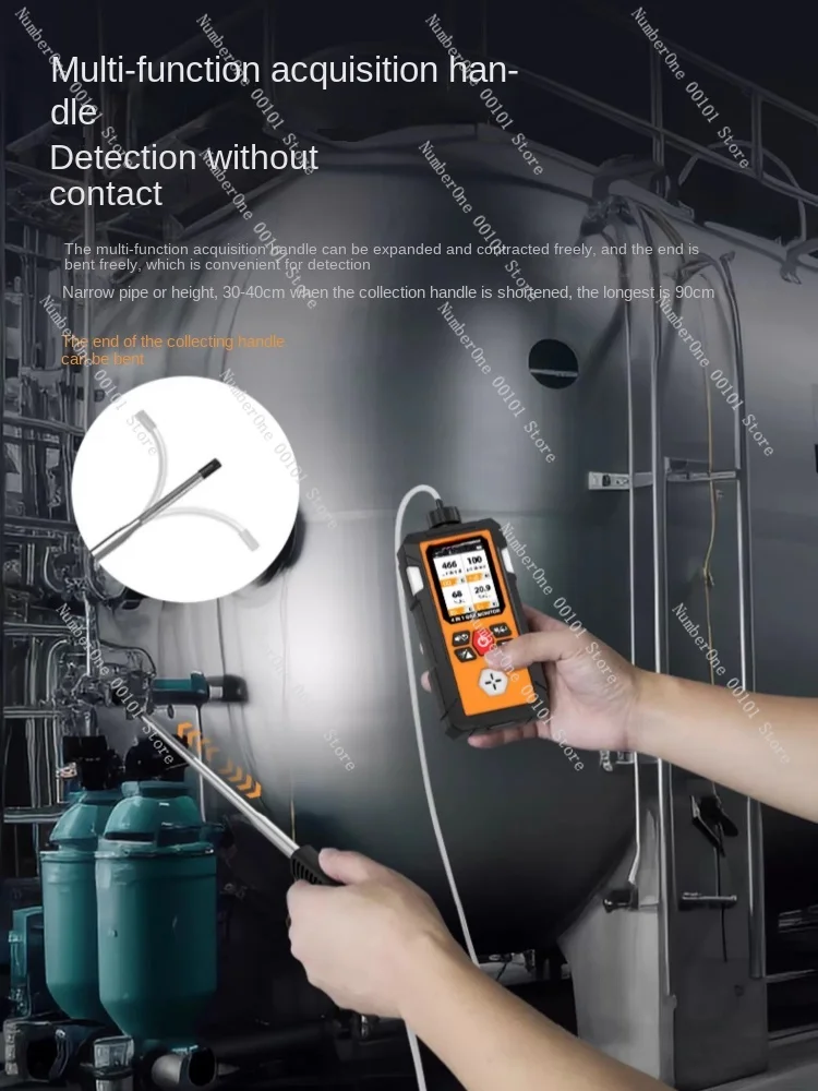 Всасывающий Газовый Детектор четырех в одном насосе ограниченное пространство