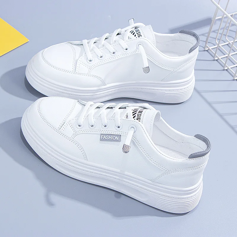 Small White Shoes Women's 2022 Spring New Trendy Shoes Summer Korean Version Thicksoled Casual All-match Student Ins Shoes Women