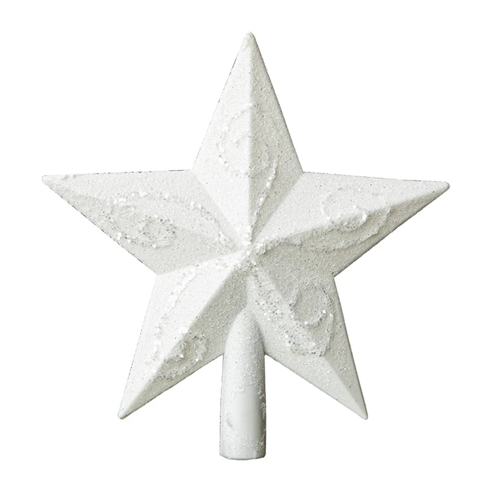 

Christmas Tree Top Star The Gift Decoration Household Chrismas Gifts Decorations Plastic Ornament