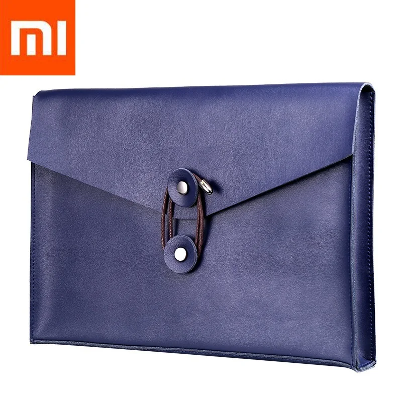 

HSYK 2020 мужская сумка для ноутбука, повседневный деловой портфель, вместительная сумка из мягкой кожи, клатч, папка А4 для Macbook Air 13