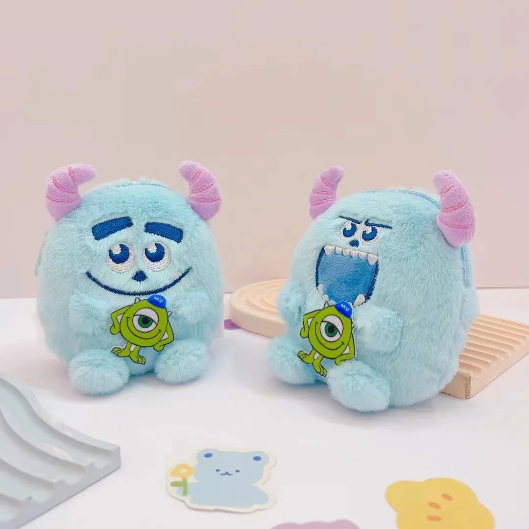 

Кошелек с монетницей Kawaii, кошелек Джеймс-п-сульливан Zero, симпатичная игрушка, кукла, студенческий кошелек, сумка для хранения, брелок с подвеской
