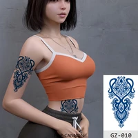 temporary waterproof tattoos stickers butterfly flowers totem juice ink lasting sexy girls arm back waist buttocks fake tatoo