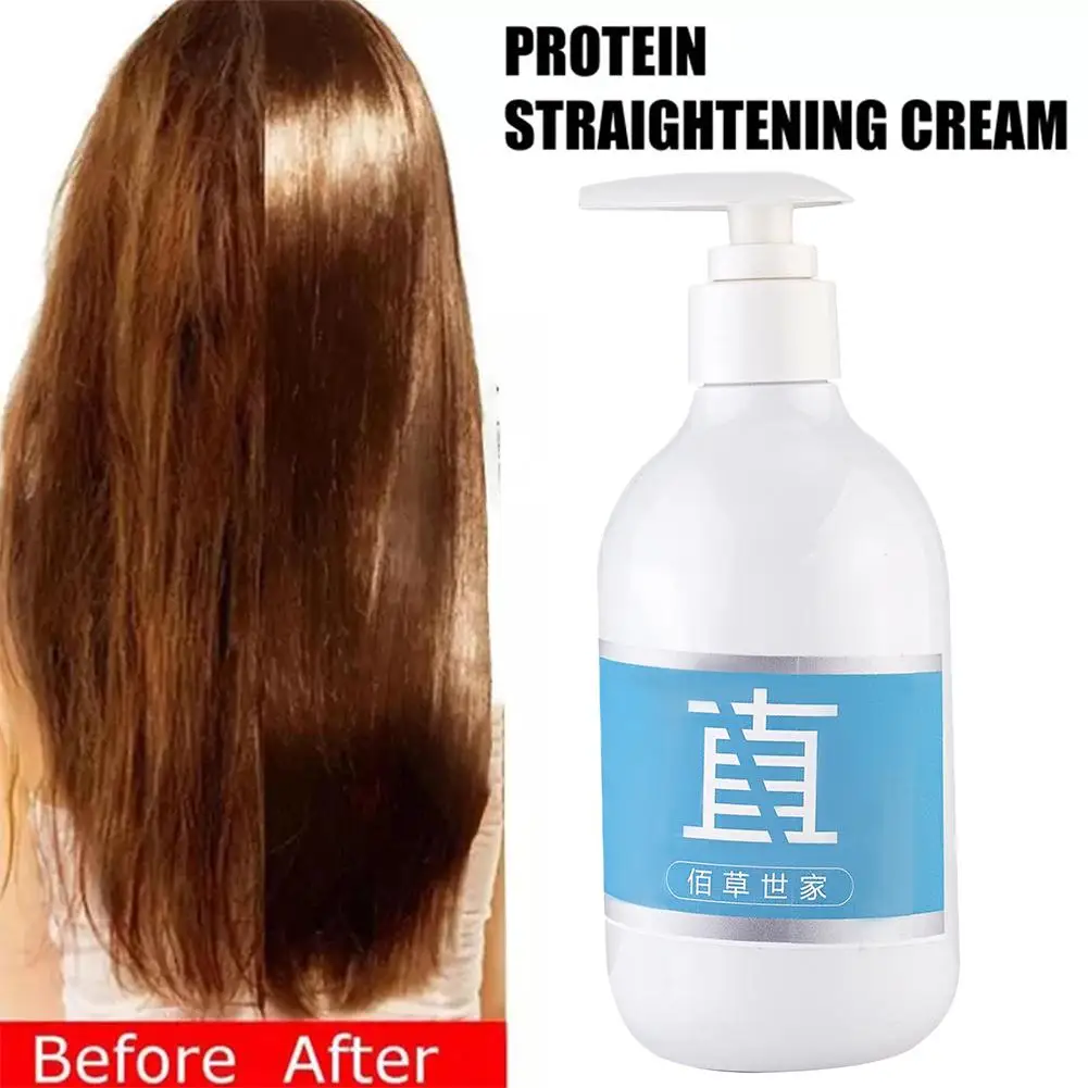 

250ml Keratin Protein Correcting Hair Straightening Soften Not Does Cream Hurt Easily Replenish Hair Moisture And Nutrition Q8z6