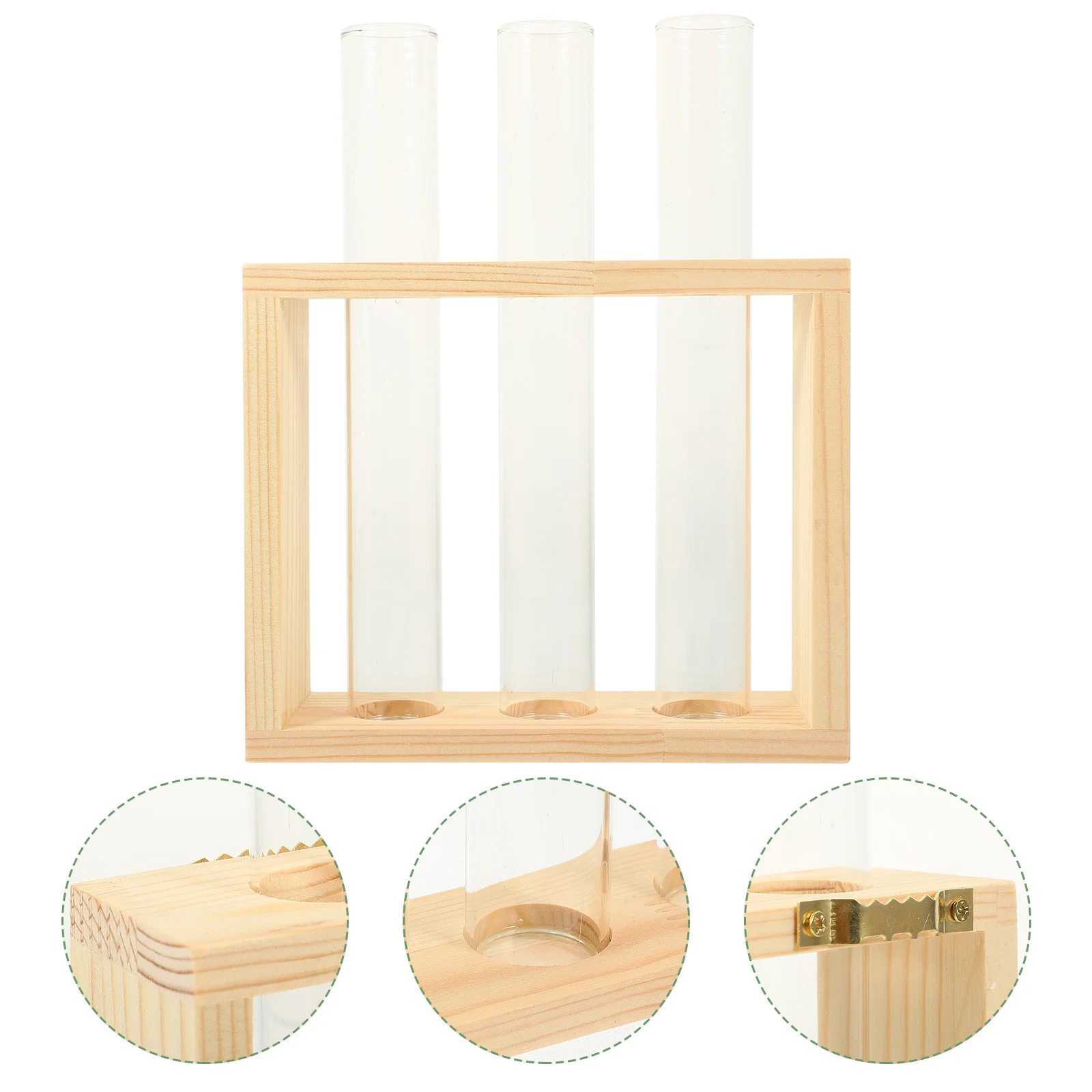 

Bulk Vases Propagation Station Flower Pots Indoor Plants Glass Rack Clear Flowers Decorate Arrangement Container