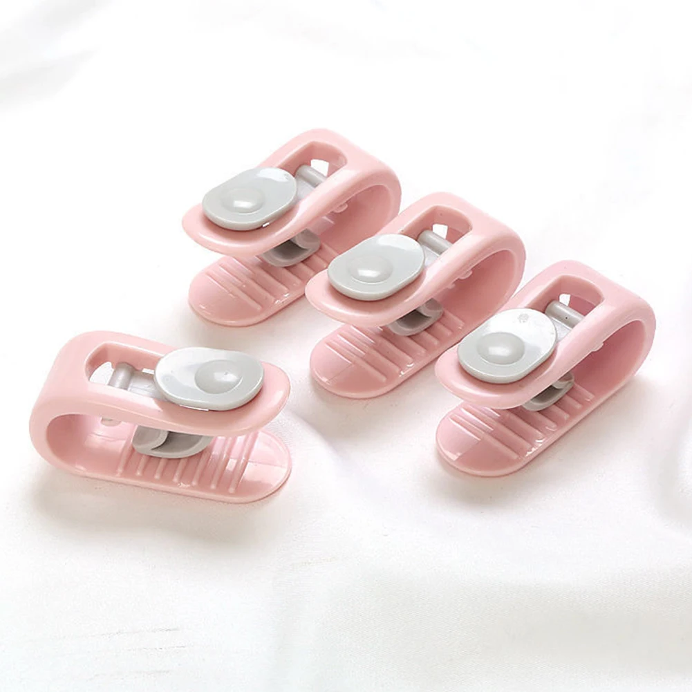 

6/12pcs Lightweight Duvet Clip No Pins Anti Slip Keep In Place ABS Universal Quilt Cover Home Bedroom Comforter Fastener