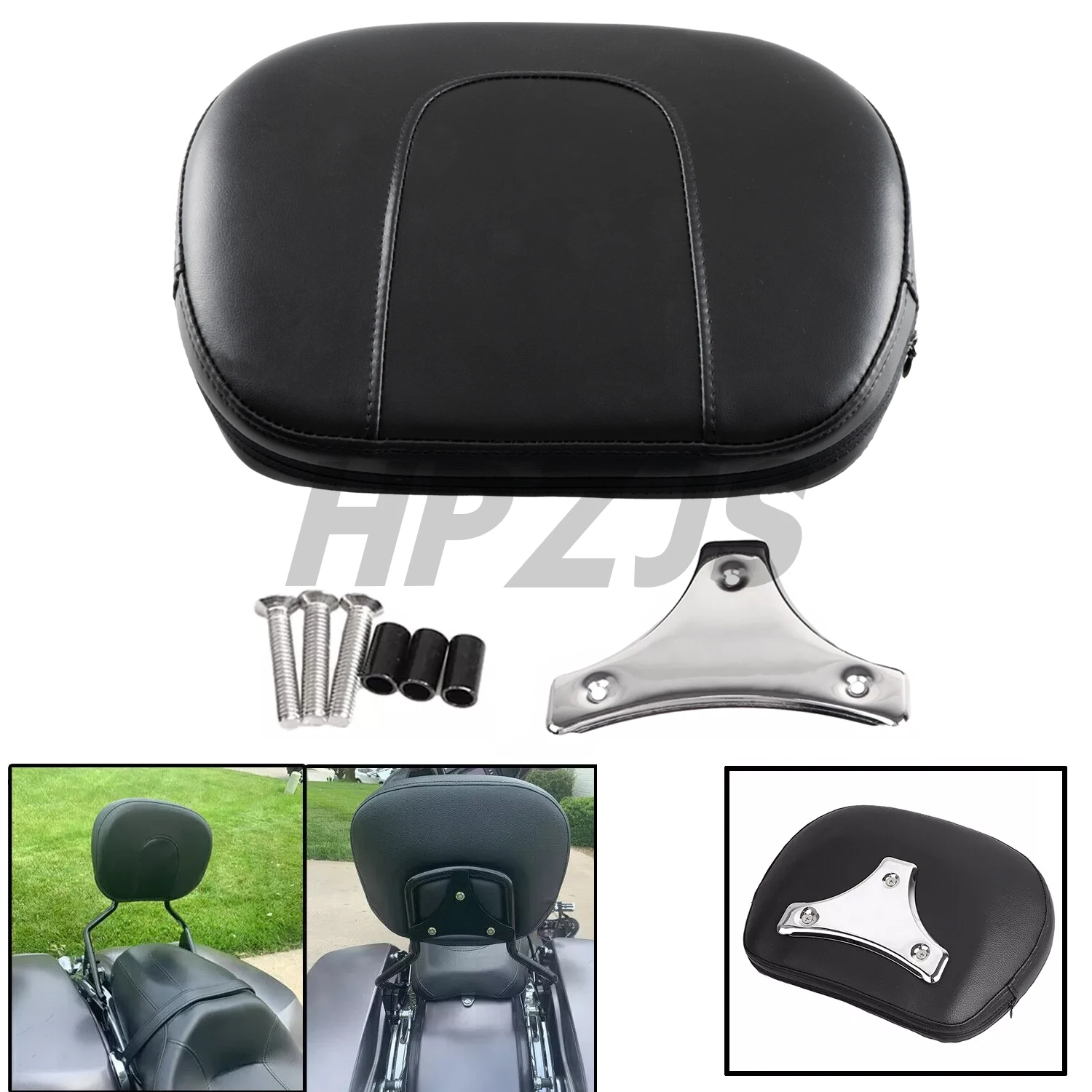 Мотоциклетная пассажирская спинка Sissy Bar хромированный кронштейн для Harley Touring CVO