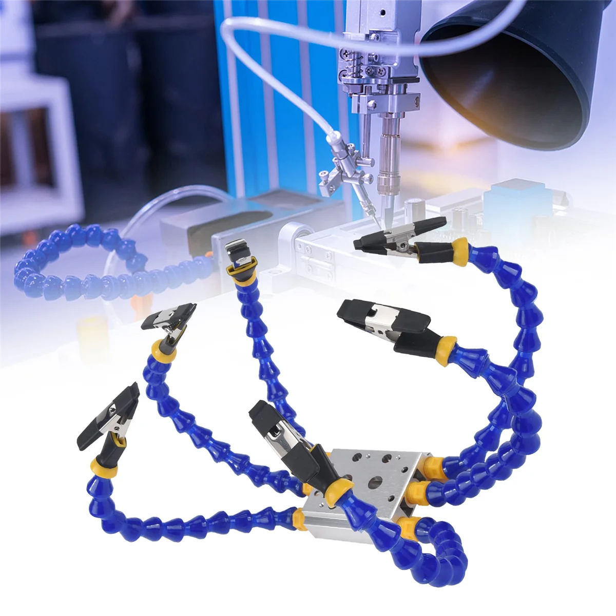 Настольные тиски настольный зажим паяльная станция с 6 шт. гибкие рычаги