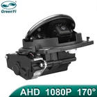 Флип-эмблема GreenYi 170  1080P AHD с логотипом и камерой заднего вида для VW Golf Polo CC B6 B7L B8 EOS T-roc Beetle Magotan R
