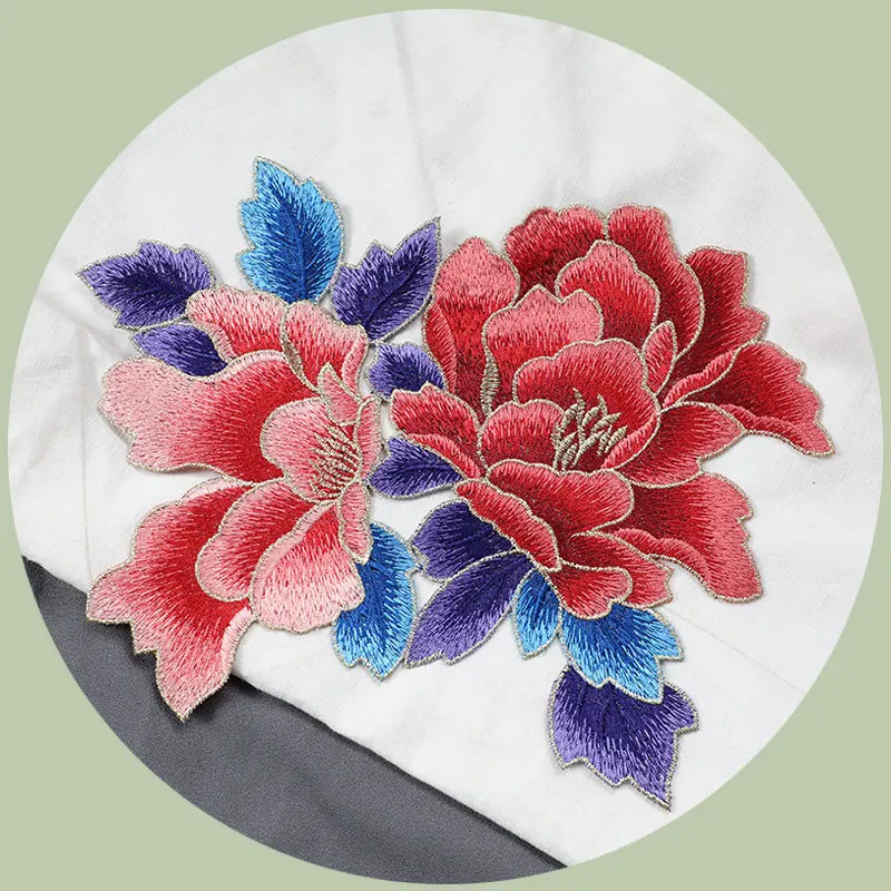 Нашивка с цветком вишни цветок сливы аппликация для утюга Цветочная нашивка