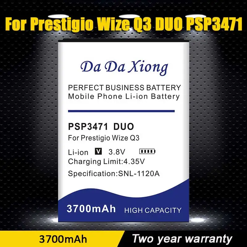

100% Original New 3700mAh PSP3471 DUO Battery For Prestigio Wize Q3 DUO PSP3471 Send Accompanying Tool