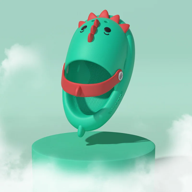 Сандалии Детские с дырками в виде динозавров Нескользящие мягкая подошва