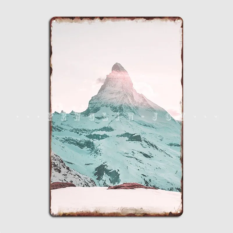 

Matterhorn металлический плакат, Классический постер для паба, гаража, стены, паба, стены, фотопостер
