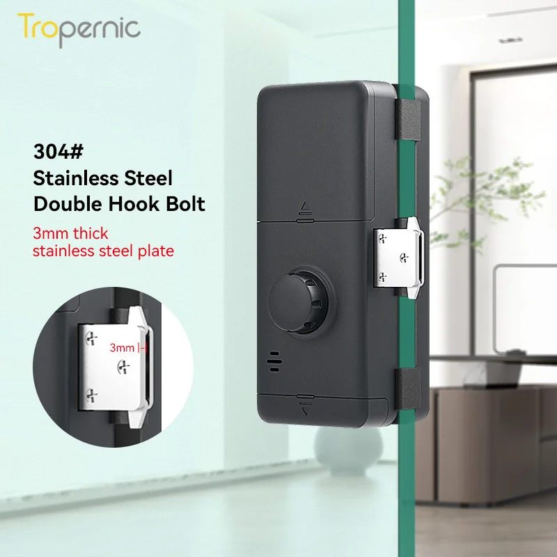 Yrhand умный безрамный стеклянный дверной замок для мобильных телефонов с