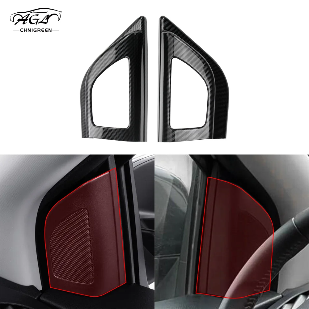 2 шт. отделка для колонки из углеродного волокна Mazda BT-50 BT50 2010-2012 2013 2014 2015 2016 2017 2018 2019