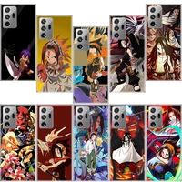 anime shaman king phone case for samsung a12 a22 a32 a42 a52 a72 f62 f52 galaxy a01 a02 a11 a21 a31 a41 a51 a71 m51 m30 m31 cove