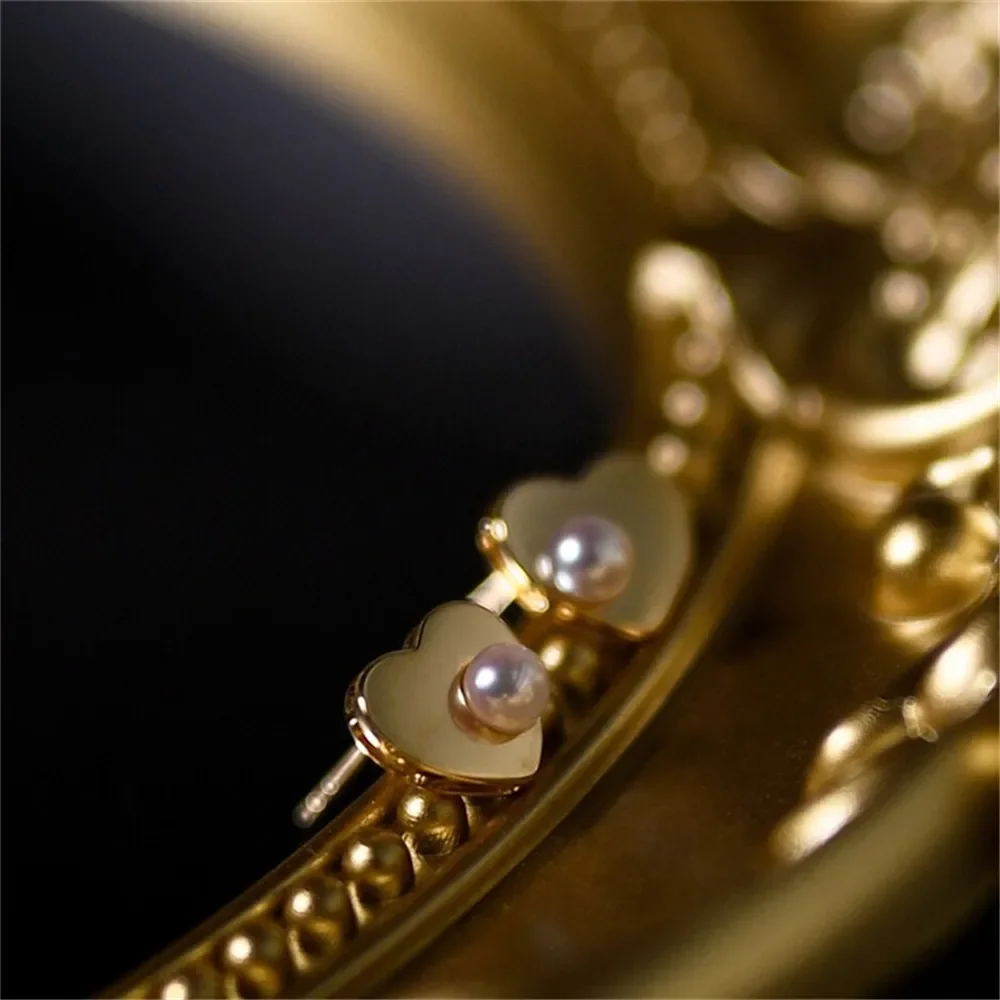 Серьги-кольца из 18-каратного золота ювелирные изделия высокого качества