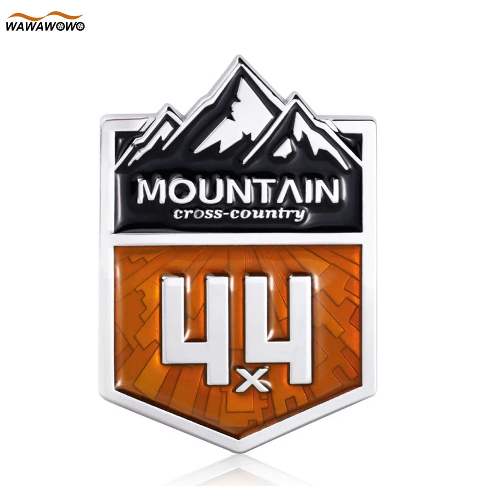 

1 шт. 4x4 горная пересеченная Автомобильная эмблема 4WD значок Боковая дверь 3D металлический декор для Jeep Compass Grand Cherokee Wrangler Универсальный