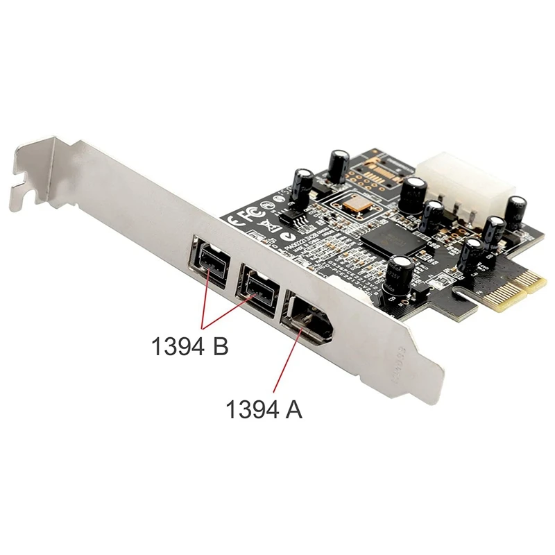 SY-PEX30016 3 порта IEEE 1394 Firewire 1394B &amp 1394A PCIe 1 X1 карта чипсета TI XIO2213B требует драйвер Legacy