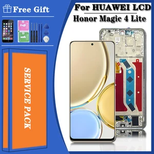 Imported 6.81'Original For Huawei Honor Magic4 Lite Magic 4 Lite LCD ANY-LX1 ANY-LX2 ANY-LX3 Display Screen+F