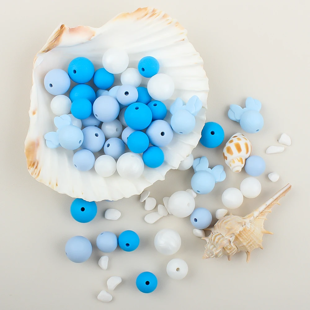 50Pcs Новый Силиконовые Бусины Мультфильм Форма Набор Для Изготовления Ювелирных