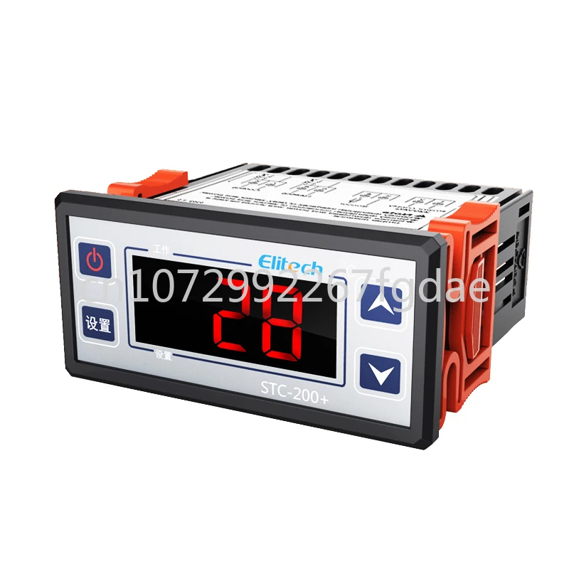 

STC-200 Temperature Controller Digital Display High Precision Intelligent Switch Cold Storage Thermostat Temperature Controller