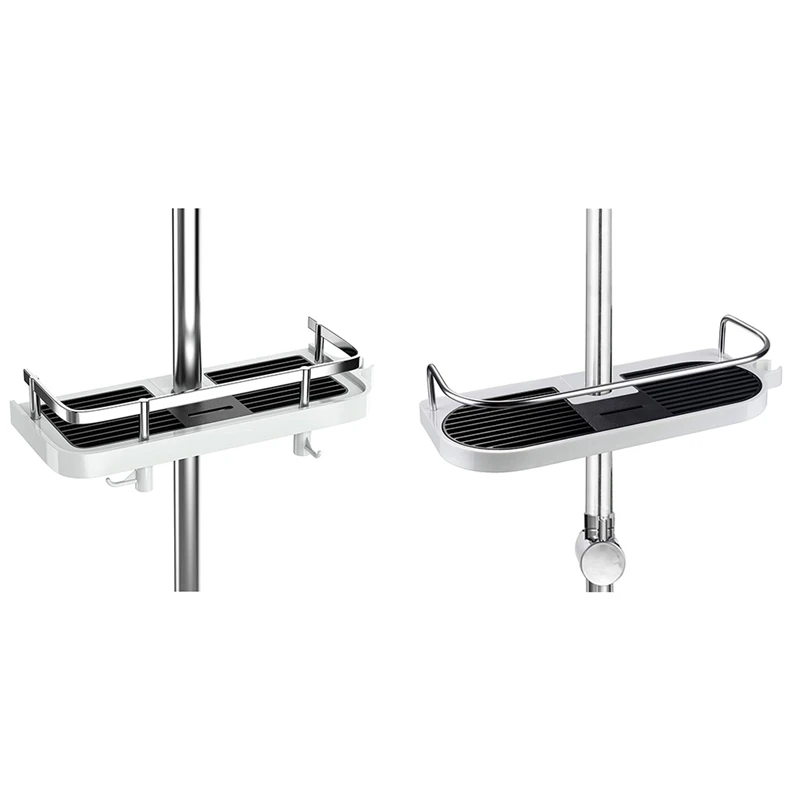 

Полка для душа в ванную комнату, держатели для душа без сверления, держатель для хранения душа, подвесной органайзер для ванной комнаты, крю...