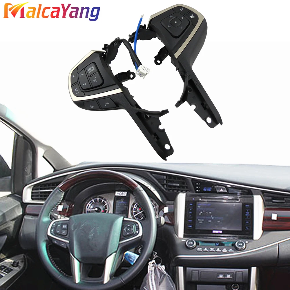 

For Toyota Innova 2015-2019 GUN142L GUN142R GUN143L Multi-function Steering Wheel Cruise Control Buttons Switch 84250-0K080-C0