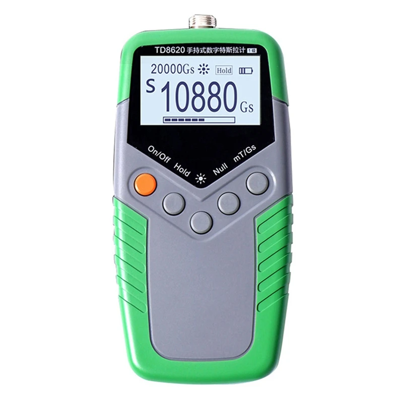 

TD8620 Permanent Magnet Gauss Meter Handheld Digital Meter Magnetic Flux Meter Surface Magnetic Field Test 5% Accuracy
