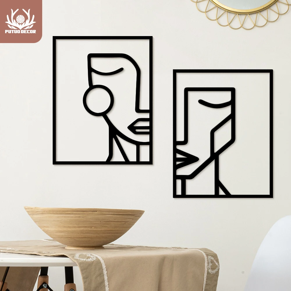 Купить Декор Putuo, деревянная черная линия, Древняя египетская женщина, природный геометрический декор, современный декор для гостиной, спальни, жив... Продажа Декор Putuo, деревянная черная линия, Древняя египетская женщина, природный геометрический декор, современный декор для гостиной, спальни, жив...